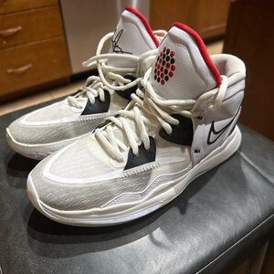 Nike White and Black Basketball Sneakers